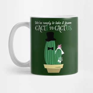 Cactus wedding announcement Mug